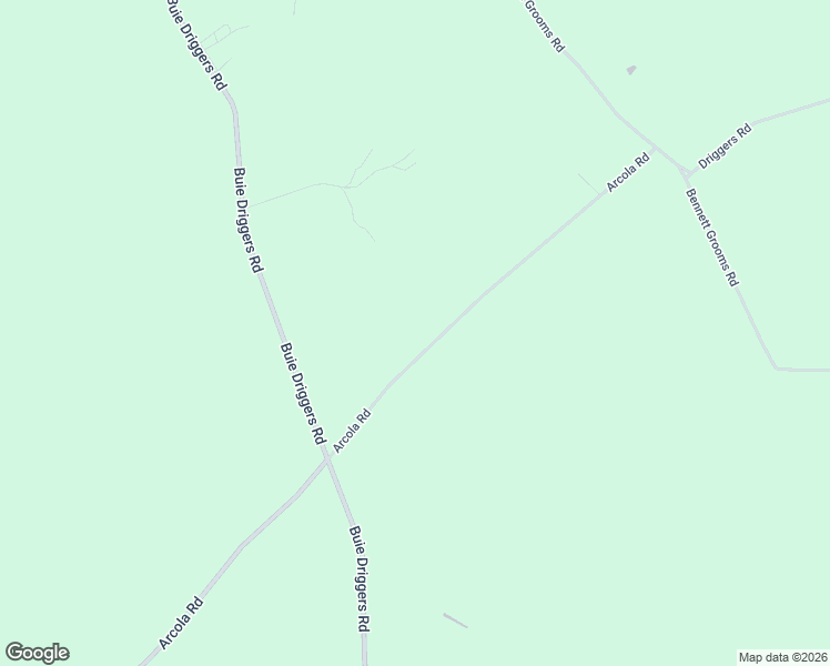 map of restaurants, bars, coffee shops, grocery stores, and more near Arcola Road in Brooklet