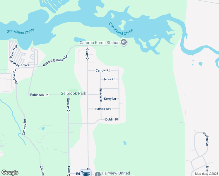 map of restaurants, bars, coffee shops, grocery stores, and more near 55 Ireland Avenue in Montgomery