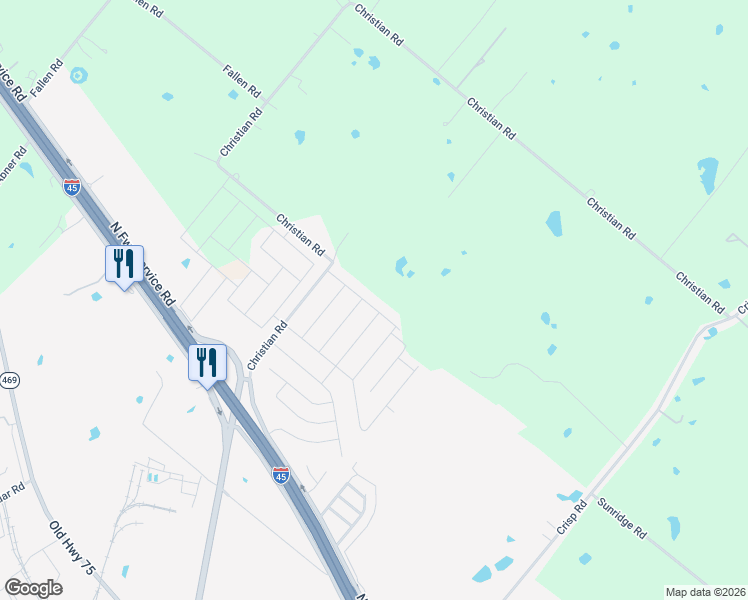 map of restaurants, bars, coffee shops, grocery stores, and more near 3306 Robin Road in Ennis