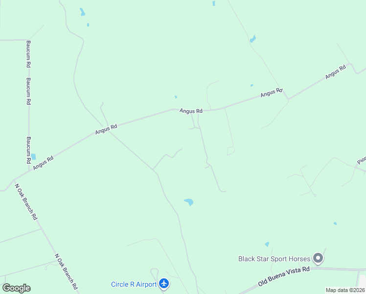 map of restaurants, bars, coffee shops, grocery stores, and more near 575 Angus Road in Waxahachie