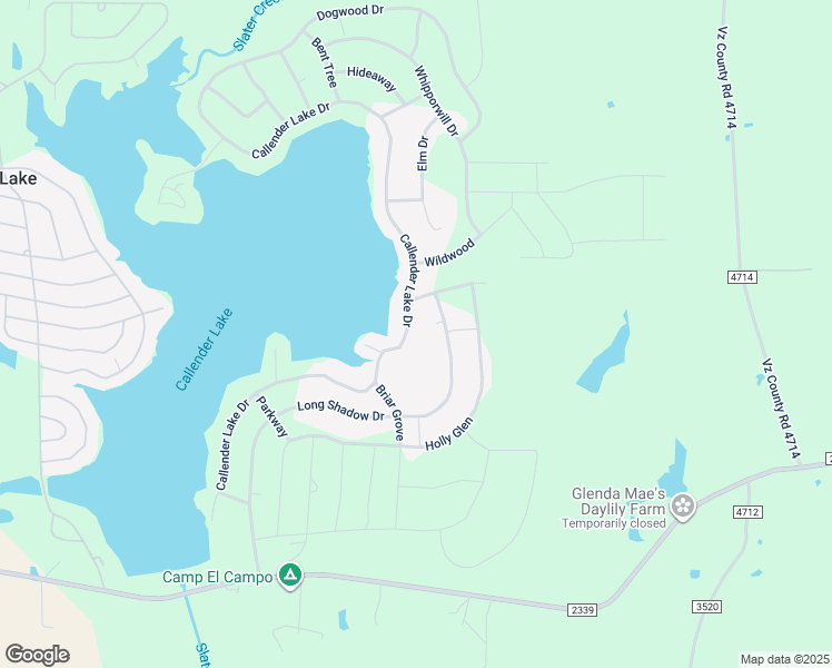 map of restaurants, bars, coffee shops, grocery stores, and more near 526 Callender Lake Drive in Murchison