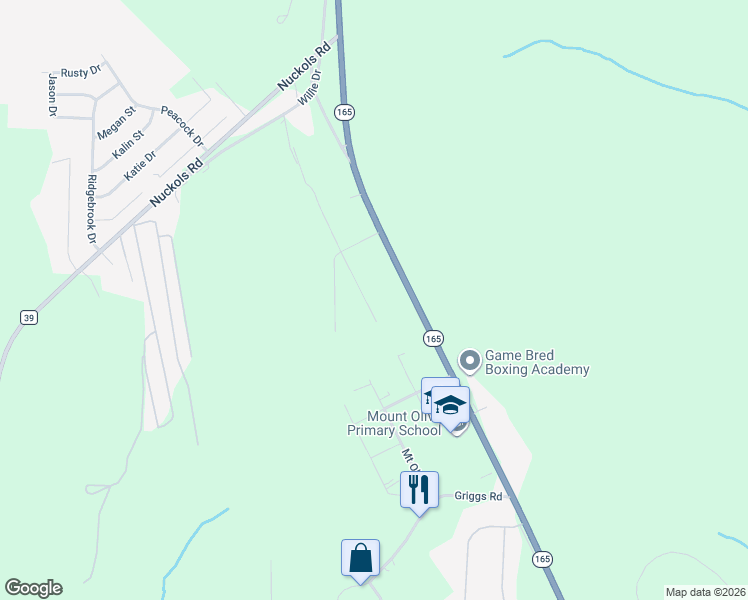 map of restaurants, bars, coffee shops, grocery stores, and more near 15 Northgate Drive in Phenix City