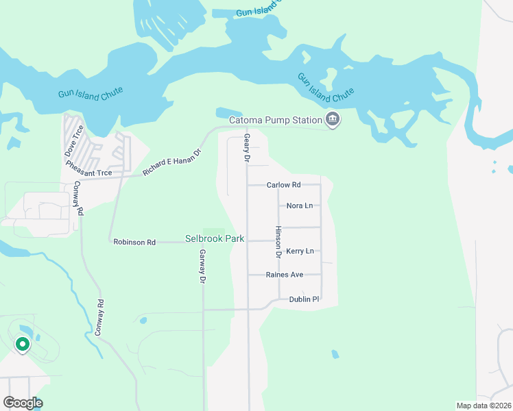 map of restaurants, bars, coffee shops, grocery stores, and more near 320 Geary Dr in Montgomery
