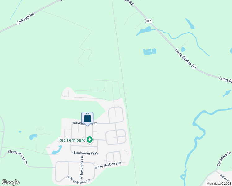 map of restaurants, bars, coffee shops, grocery stores, and more near 194 Blackwater Way in Springfield