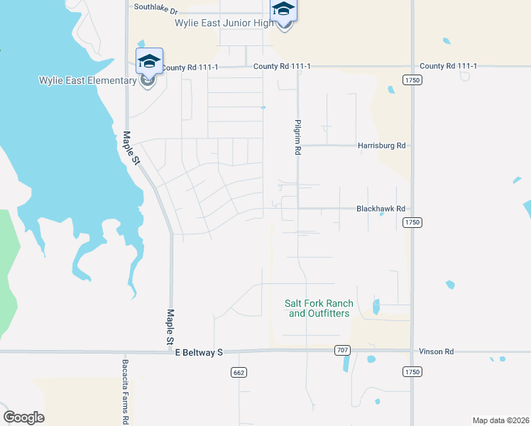 map of restaurants, bars, coffee shops, grocery stores, and more near 286 Pilgrim Road in Abilene