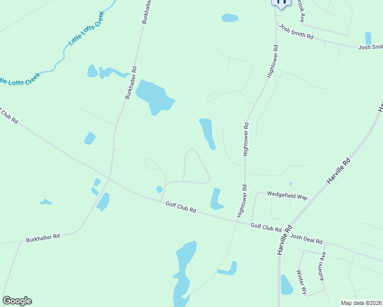 map of restaurants, bars, coffee shops, grocery stores, and more near 523 Saint Andrews Circle in Statesboro