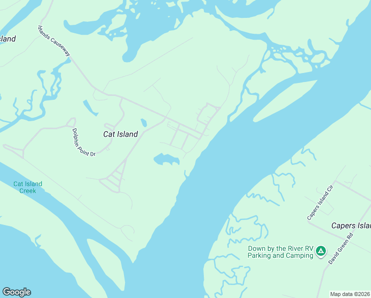 map of restaurants, bars, coffee shops, grocery stores, and more near 8 Sheridan Road in Beaufort