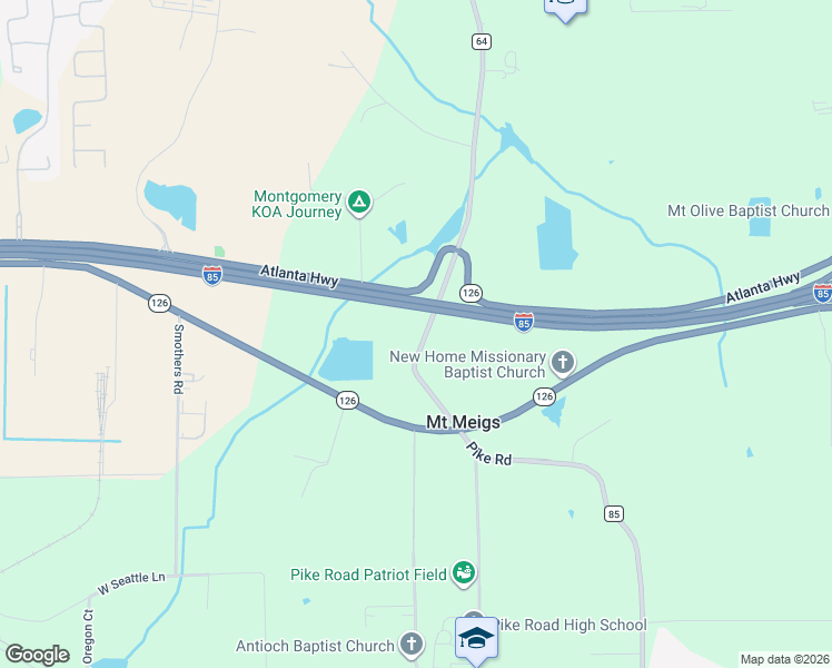 map of restaurants, bars, coffee shops, grocery stores, and more near 67-83 Wares Ferry Road in Montgomery