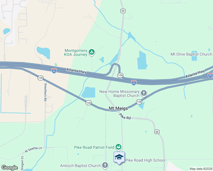 map of restaurants, bars, coffee shops, grocery stores, and more near 67-83 Wares Ferry Road in Montgomery