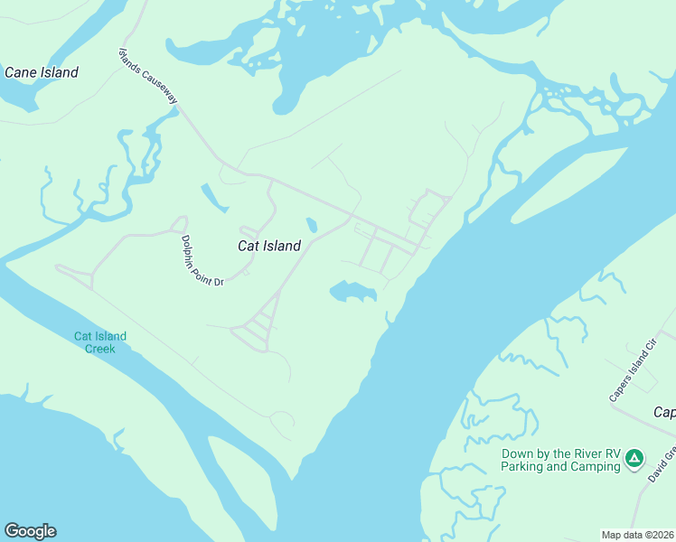 map of restaurants, bars, coffee shops, grocery stores, and more near 19 Sheridan Road in Beaufort