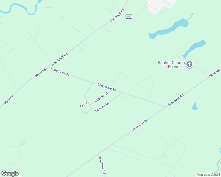 map of restaurants, bars, coffee shops, grocery stores, and more near Long Acre Road in Effingham County