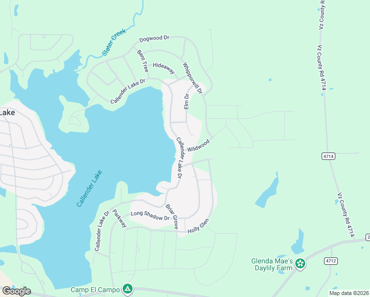 map of restaurants, bars, coffee shops, grocery stores, and more near 600 Callender Lake Drive in Murchison