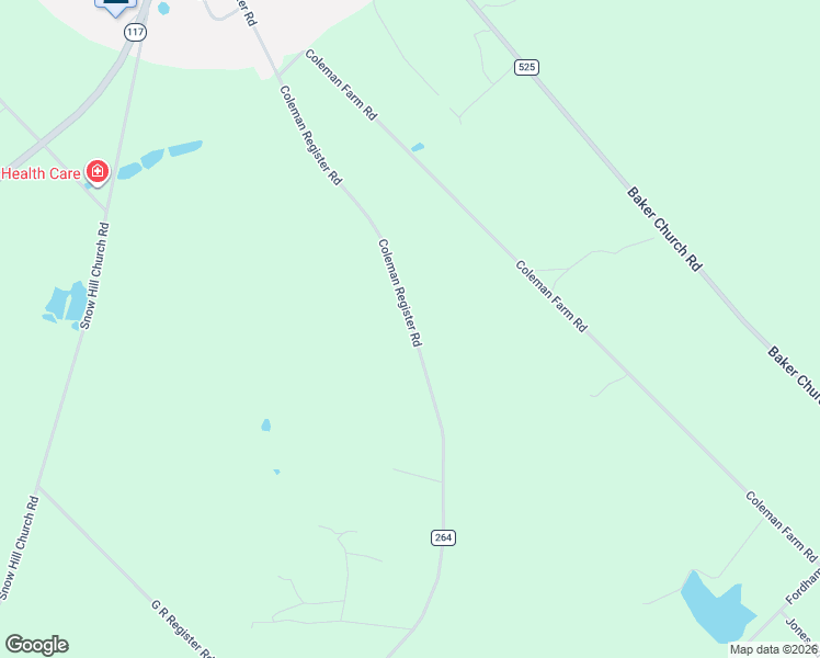 map of restaurants, bars, coffee shops, grocery stores, and more near 1181 County Road 264 in Rentz