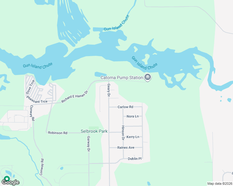 map of restaurants, bars, coffee shops, grocery stores, and more near 69 Geary Court in Montgomery