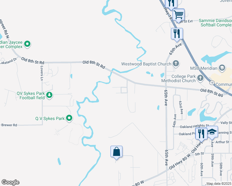 map of restaurants, bars, coffee shops, grocery stores, and more near 7198 10th Street in Meridian