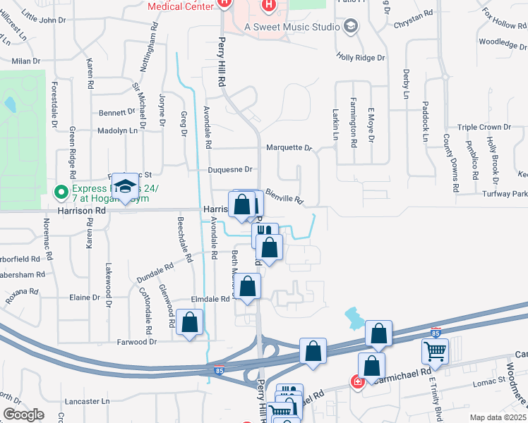 1001 Perry Hill Road, Montgomery AL Walk Score