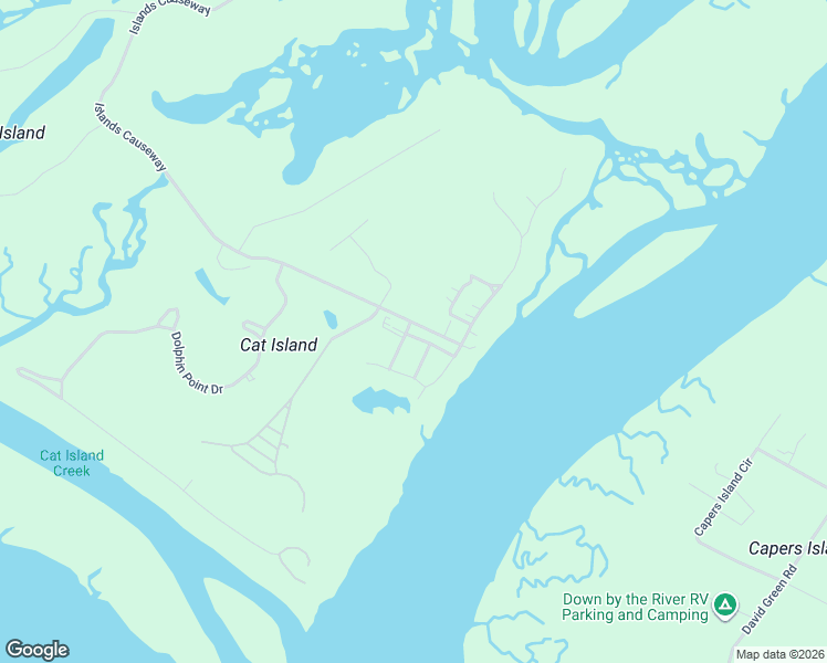 map of restaurants, bars, coffee shops, grocery stores, and more near 1 Waveland Avenue in Beaufort