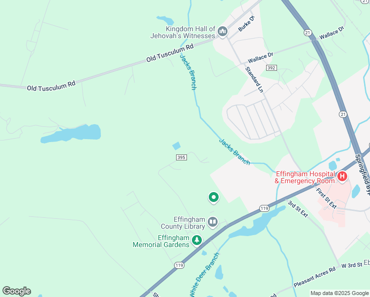 map of restaurants, bars, coffee shops, grocery stores, and more near 427 Cypress Point Road in Springfield