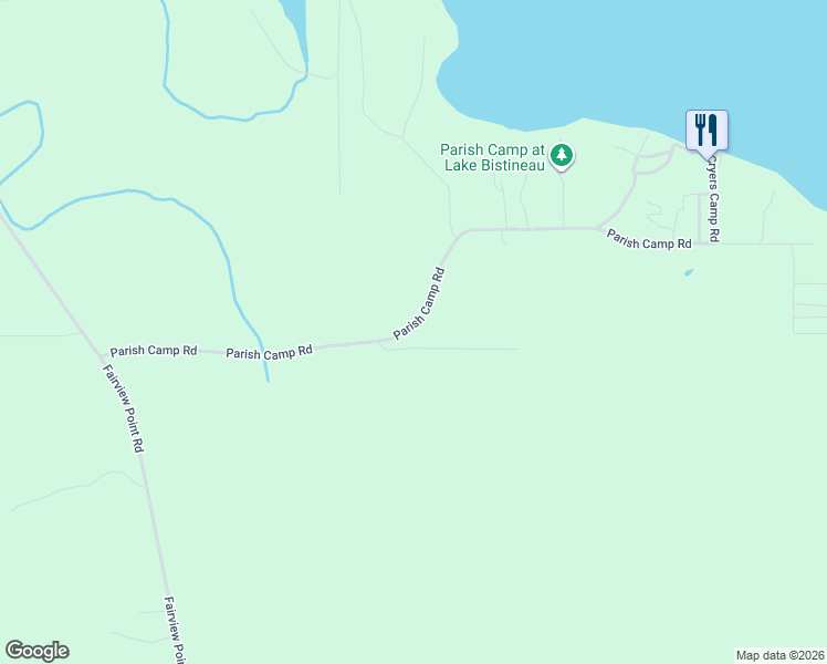 map of restaurants, bars, coffee shops, grocery stores, and more near 476 Parish Camp Road in Elm Grove