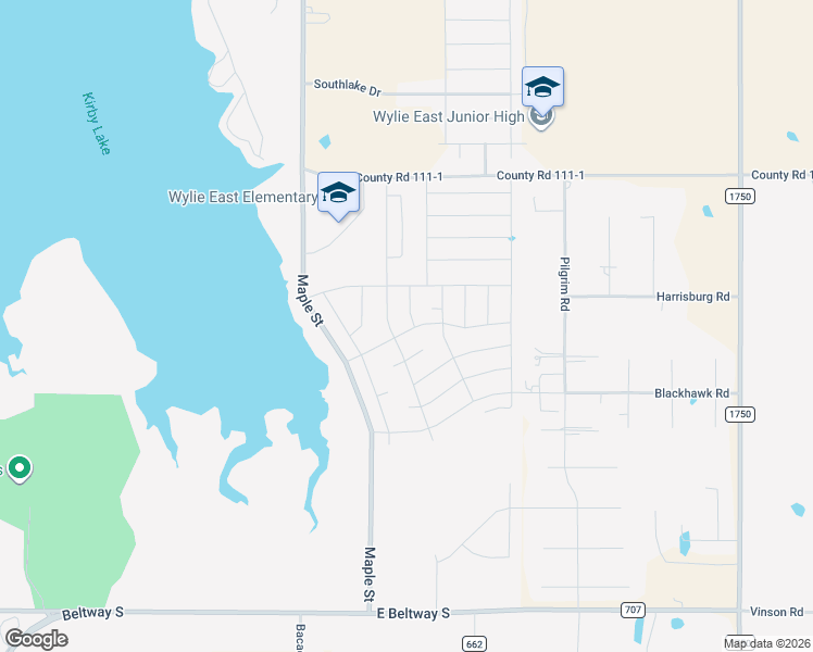 map of restaurants, bars, coffee shops, grocery stores, and more near 7681 Maple Street in Abilene