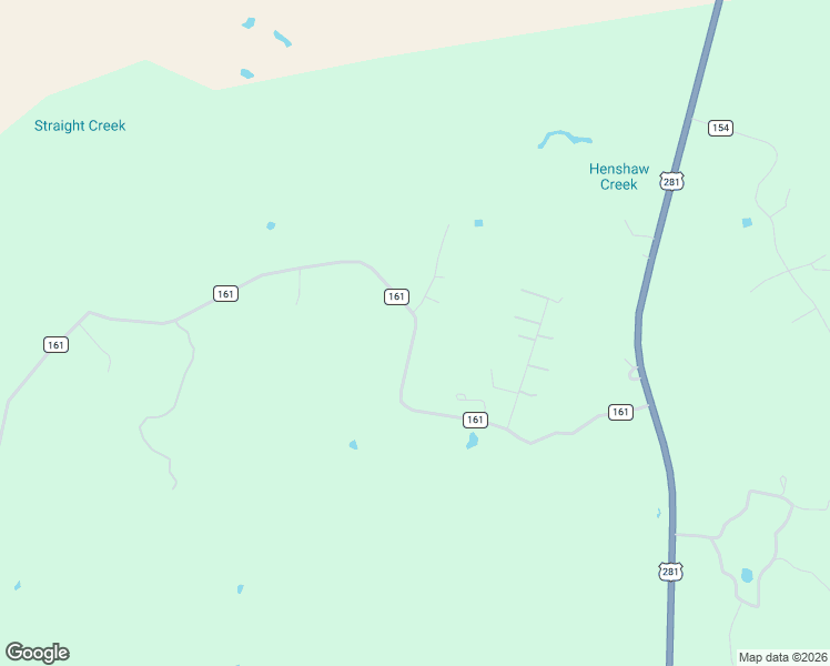 map of restaurants, bars, coffee shops, grocery stores, and more near County Road 161 in Bluff Dale