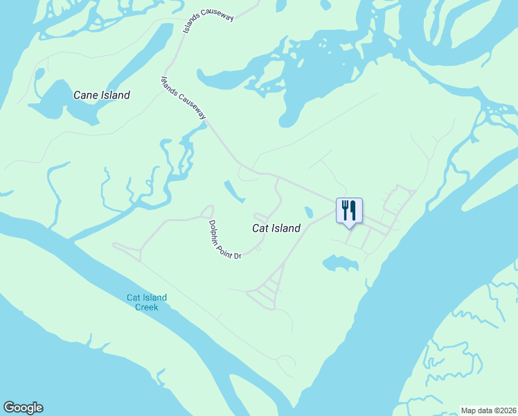 map of restaurants, bars, coffee shops, grocery stores, and more near 10 Fiddler Pond Loop in Beaufort
