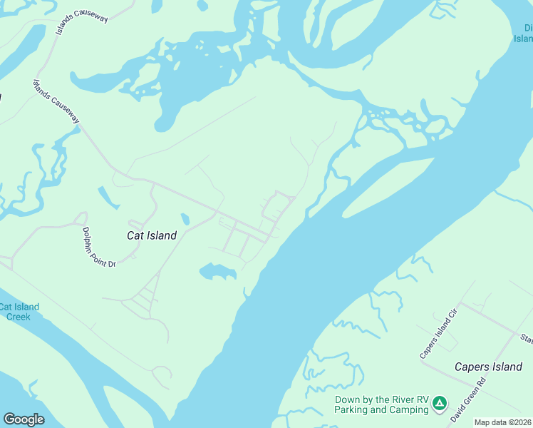 map of restaurants, bars, coffee shops, grocery stores, and more near 15 Addison Street in Beaufort