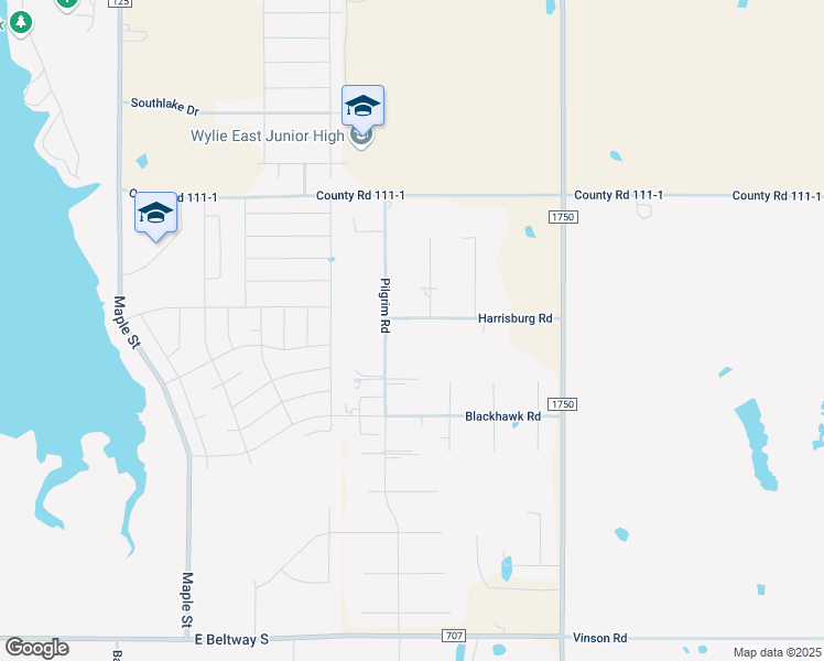 map of restaurants, bars, coffee shops, grocery stores, and more near 102 Jamestown Road in Abilene