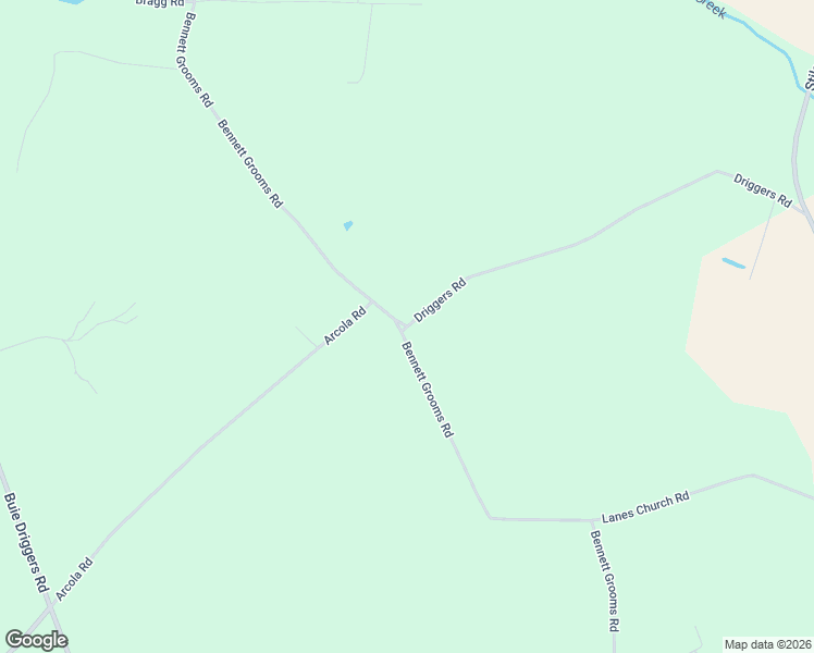 map of restaurants, bars, coffee shops, grocery stores, and more near Driggers Rd in Brooklet