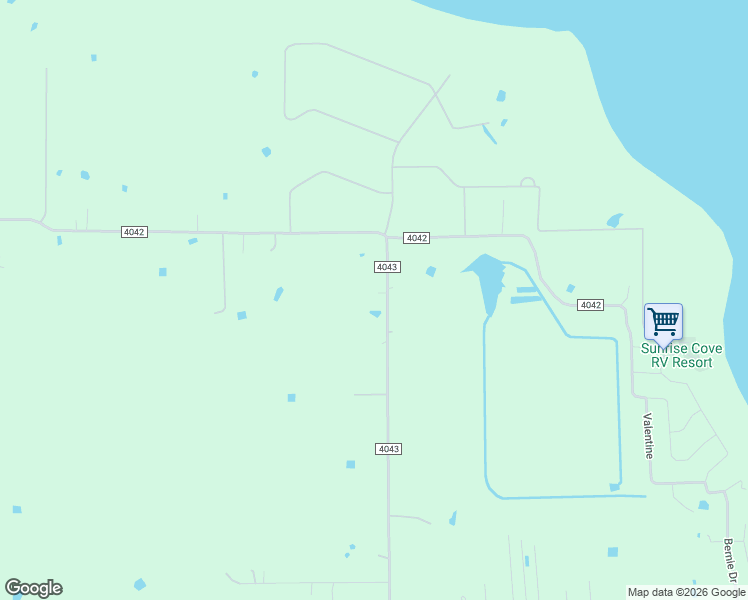 map of restaurants, bars, coffee shops, grocery stores, and more near 19258 County Road 4043 in Kemp