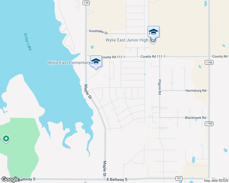 map of restaurants, bars, coffee shops, grocery stores, and more near 7681 Maple Street in Abilene