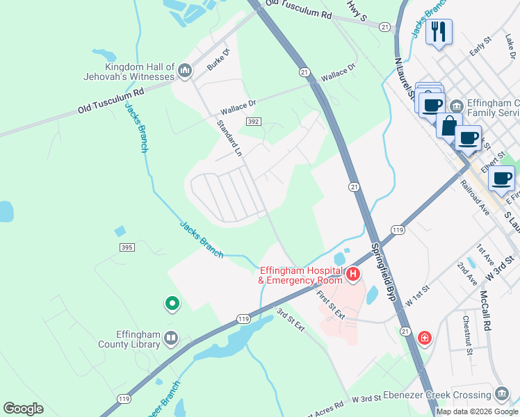 map of restaurants, bars, coffee shops, grocery stores, and more near 100 Quail Run Circle in Springfield