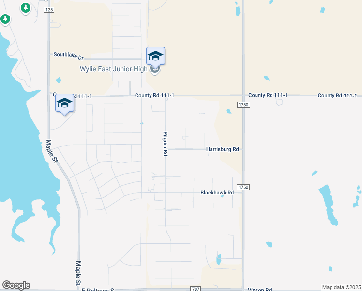 map of restaurants, bars, coffee shops, grocery stores, and more near 102 Jamestown Road in Abilene