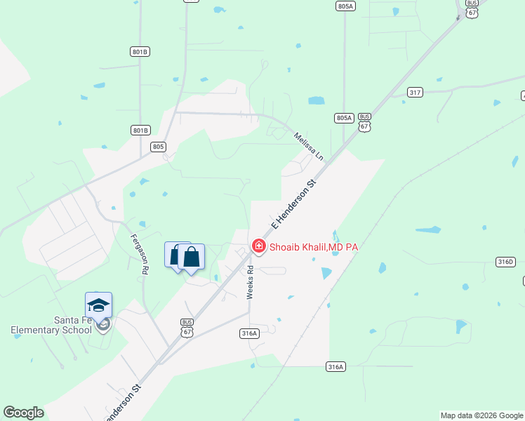 map of restaurants, bars, coffee shops, grocery stores, and more near 1913 East Henderson Street in Cleburne