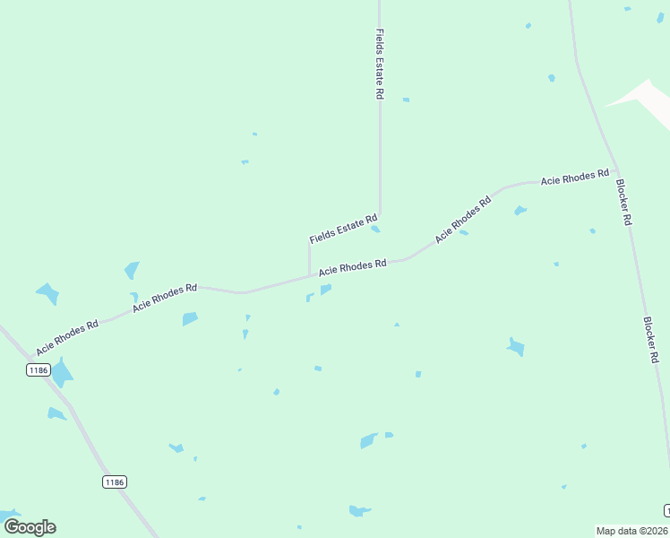 map of restaurants, bars, coffee shops, grocery stores, and more near 1101-1117 Acie Rhodes Road in Marshall