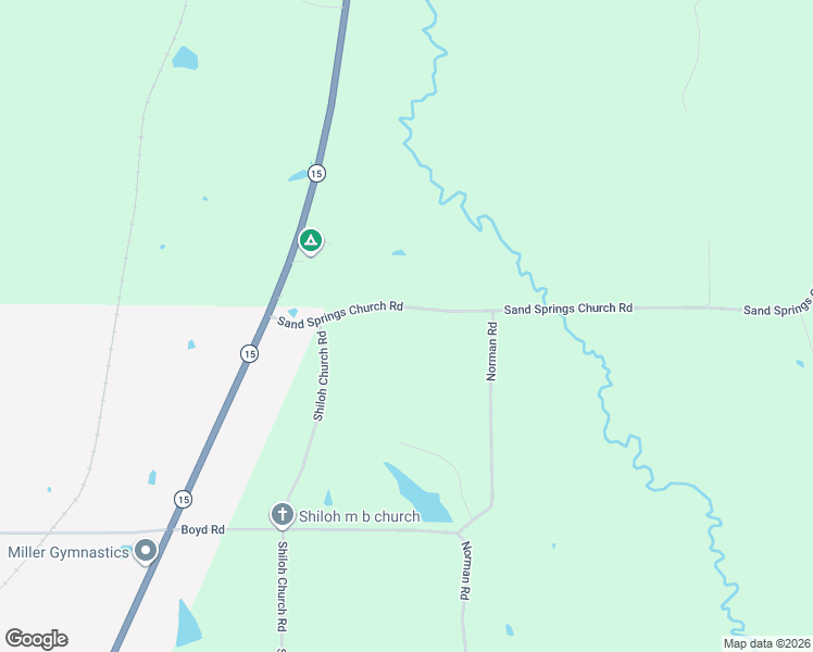 map of restaurants, bars, coffee shops, grocery stores, and more near 281-399 Sand Springs Church Road in Newton