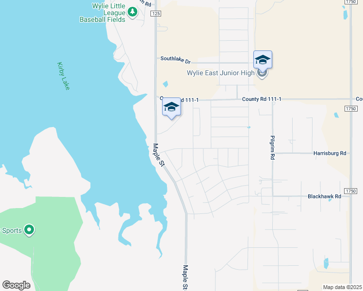 map of restaurants, bars, coffee shops, grocery stores, and more near 162 Carriage Hills Parkway in Abilene