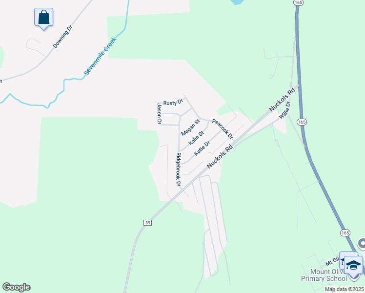 map of restaurants, bars, coffee shops, grocery stores, and more near 38 Kalin Street in Phenix City