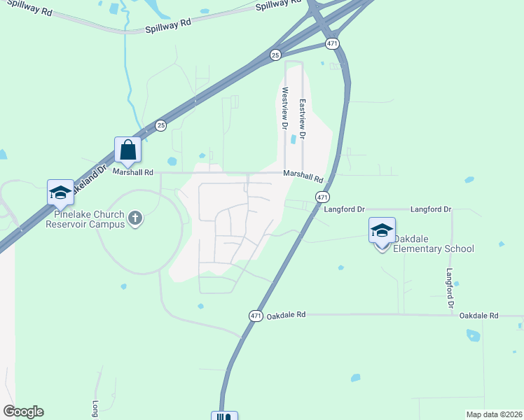 map of restaurants, bars, coffee shops, grocery stores, and more near 401 Duke Court in Brandon