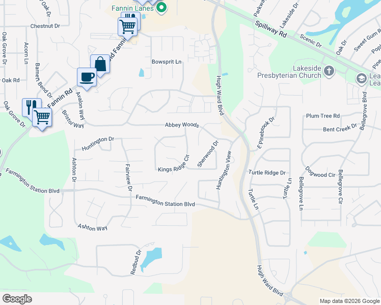 map of restaurants, bars, coffee shops, grocery stores, and more near 513 West Abbey Place in Brandon
