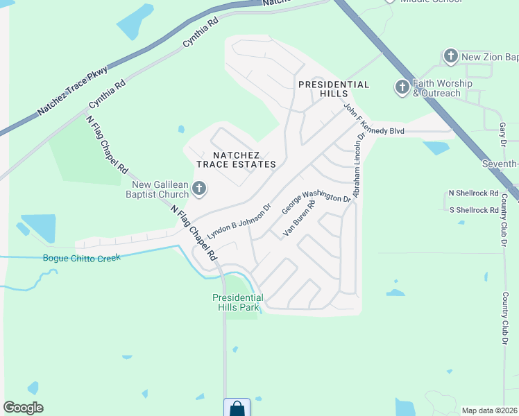 map of restaurants, bars, coffee shops, grocery stores, and more near 6650 Franklin Delano Roosevelt Drive in Jackson