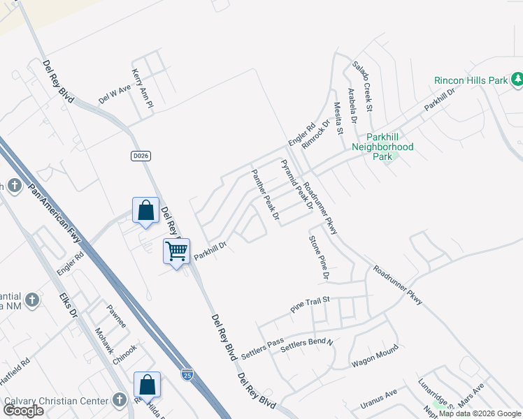map of restaurants, bars, coffee shops, grocery stores, and more near 1206 Hachita Drive in Las Cruces
