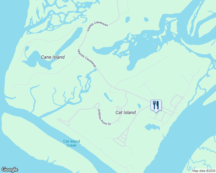 map of restaurants, bars, coffee shops, grocery stores, and more near 4 Timber Trail in Beaufort