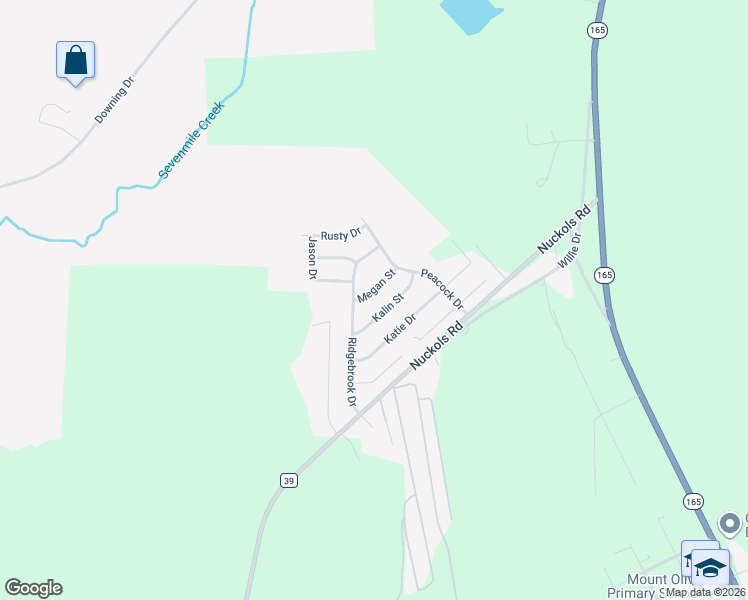 map of restaurants, bars, coffee shops, grocery stores, and more near 17 Megan Street in Phenix City