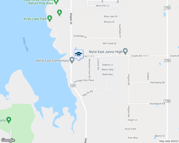 map of restaurants, bars, coffee shops, grocery stores, and more near Mountain View Road in Abilene