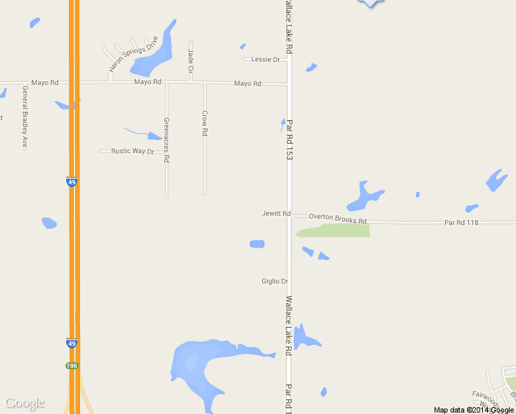 map of restaurants, bars, coffee shops, grocery stores, and more near 9794 Wallace Lake Rd in Shreveport