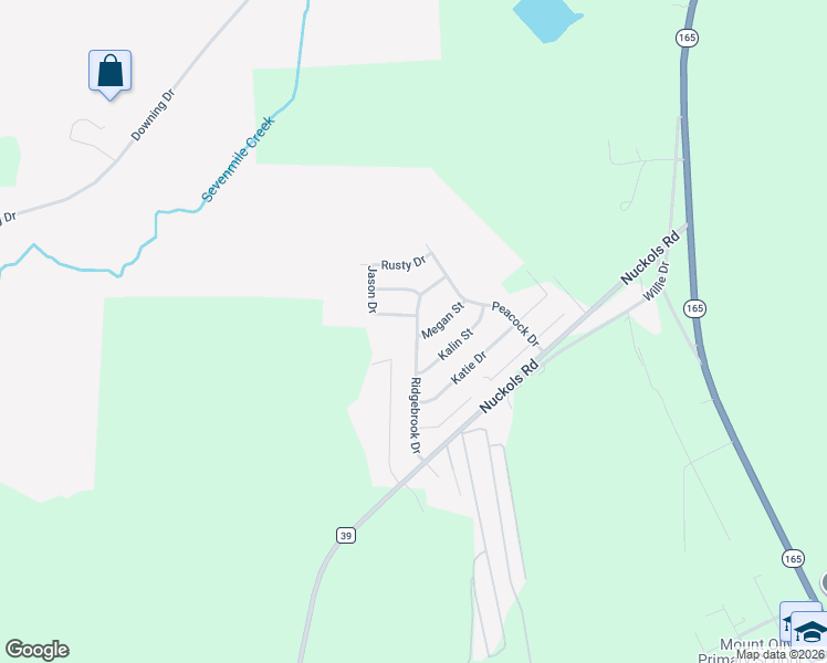 map of restaurants, bars, coffee shops, grocery stores, and more near 17 Megan Street in Phenix City