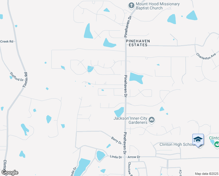 map of restaurants, bars, coffee shops, grocery stores, and more near 108 Marion Drive in Clinton