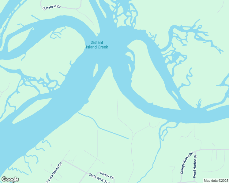 map of restaurants, bars, coffee shops, grocery stores, and more near 135 Bridgewood Road in Saint Helena Island