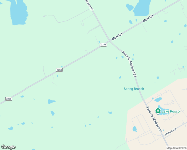 map of restaurants, bars, coffee shops, grocery stores, and more near 233 Farm to Market 2258 in Maypearl